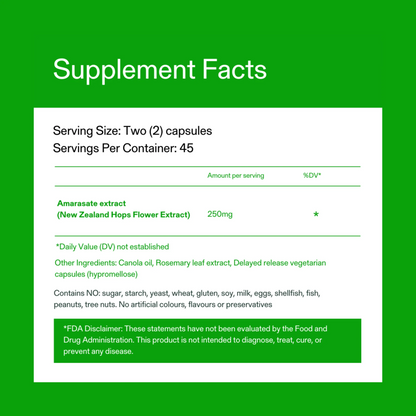 6X Natural GLP-1 Support, Amarasate Calorie Control Supplement | Patented Amarasate Plant Based Dietary GLP1 Supplement, Manages Appetite, Hunger & Cravings, 1 Month Average Supply, 90 Count